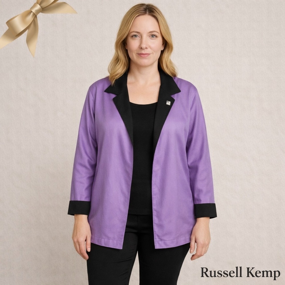 Russell Kemp New York Lavender Formal Blazer 3X